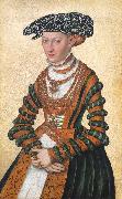 Lorens Pasch the Younger A Lady in a green velvet and orange dress and a pearl painting